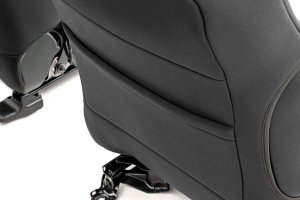 Toyota Tacoma Seat Covers - Front + Rear - Rough Country - Neoprene - '16-'23